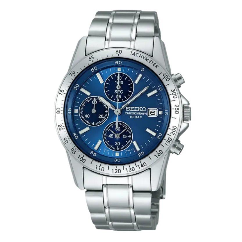 Seiko Spirit Blue Chronograph