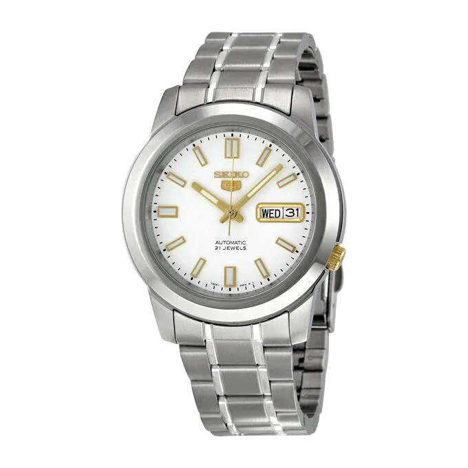Seiko 5 White Dial