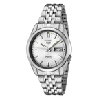 Seiko 5 Silver White