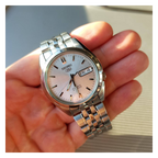 Seiko 5 Silver White
