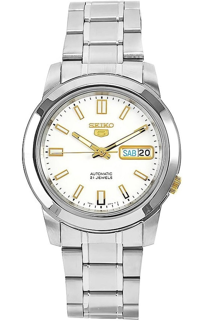 Seiko 5 White Dial