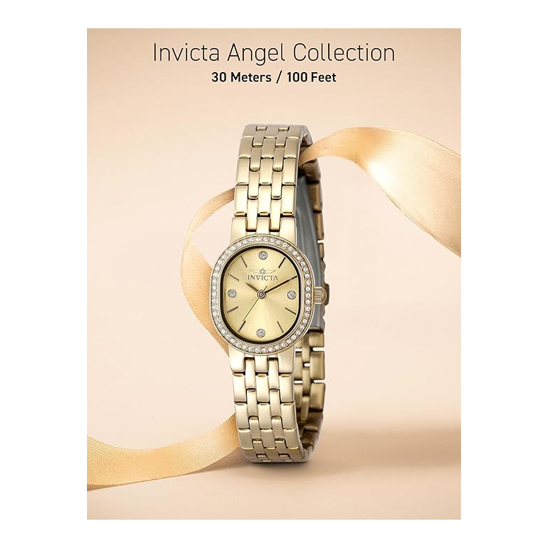 Invicta Angel Crystal Golden