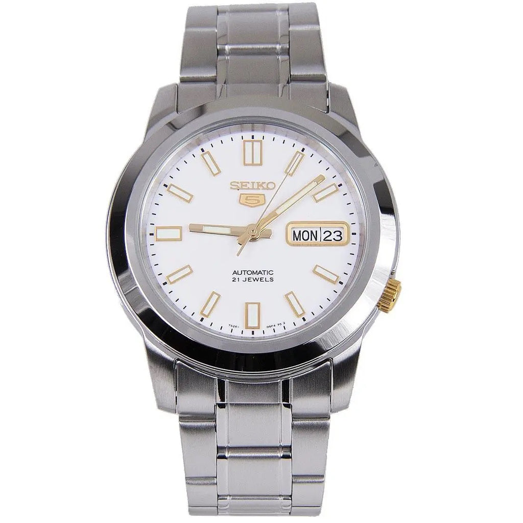 Seiko 5 White Dial