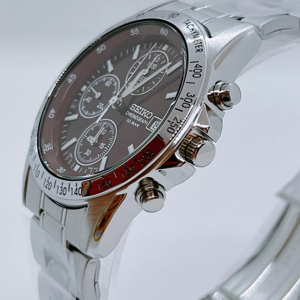 Seiko Spirit Red Chronograph