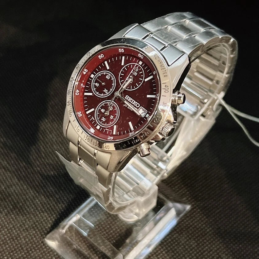 Seiko Spirit Red Chronograph