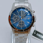 Seiko Spirit Blue Chronograph