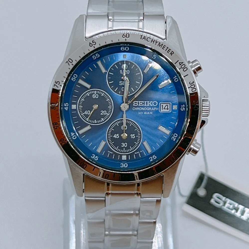 Seiko Spirit Blue Chronograph