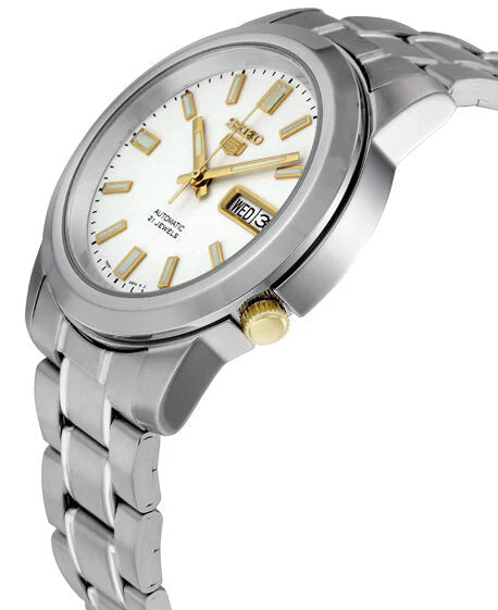 Seiko 5 White Dial
