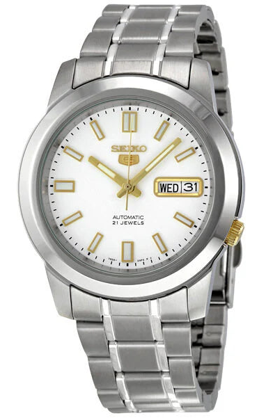 Seiko 5 White Dial